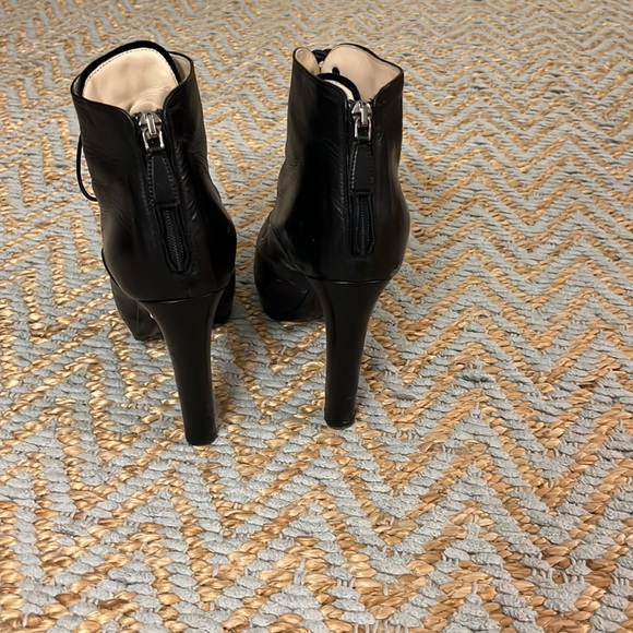 Black Prada High Heeled Booties - Picture 3 of 13